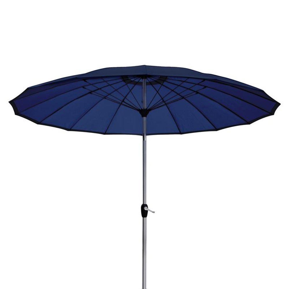 Ombrellone Chino Articulado Multi Varetas Em Fibra De Vidro 2,50M Azul Bel