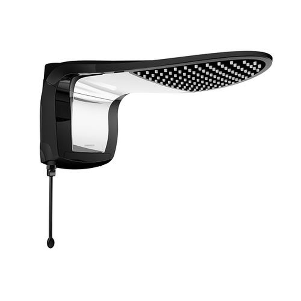 Chuveiro Acqua Wave Ultra 220V 7800W Black/Cromado Lorenzetti
