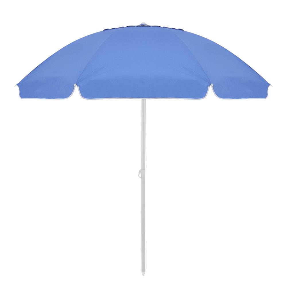 Guarda-sol Capri 2,40m Articulado Haste de Alumínio Cores Lisas Bel