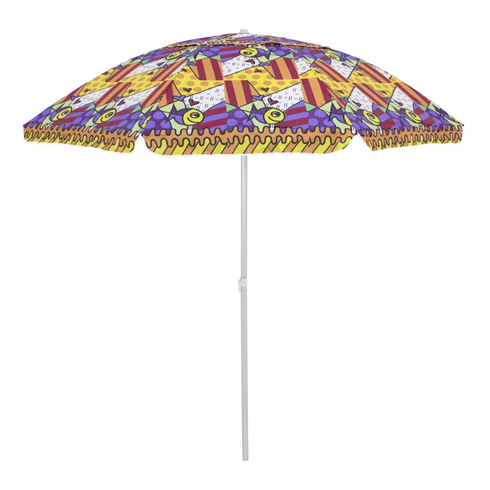 Guarda-sol Capri Articulado Haste de Alumínio 2,40m Estampas Sortidas Bel