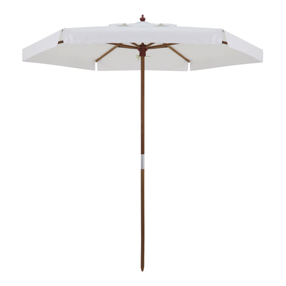 Ombrellone Xangri-lá Bagum Madeira 2,40m Branco Bel
