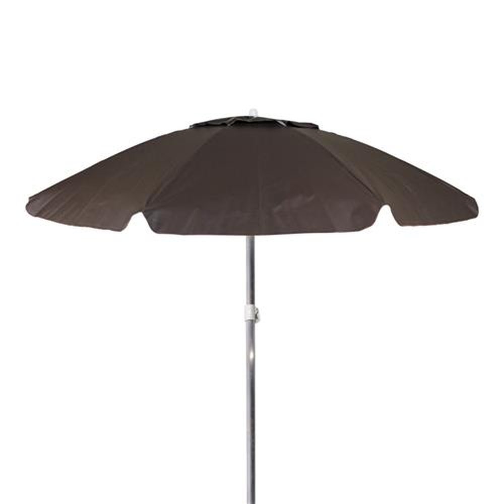 Guarda-Sol em Bagum e Haste de Alumínio 1,60m Marrom Bel