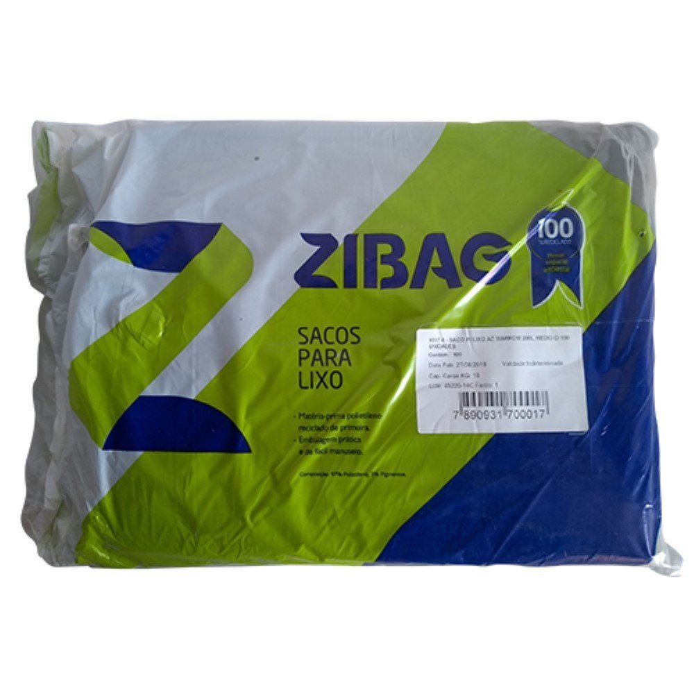 Saco Marrom 200L Medio Para Lixo Azeplast