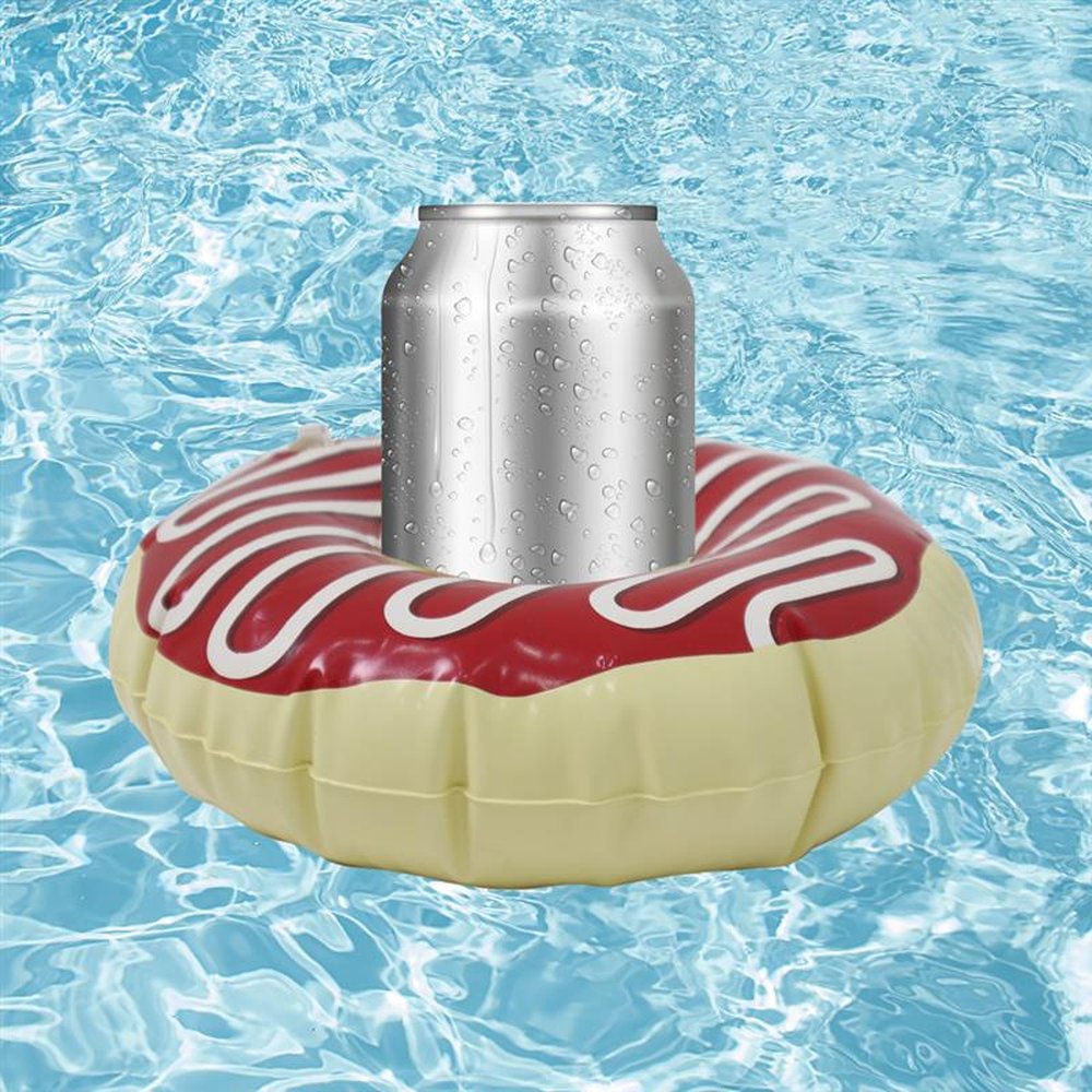 Bóia Porta Copos Inflável Donuts Bel