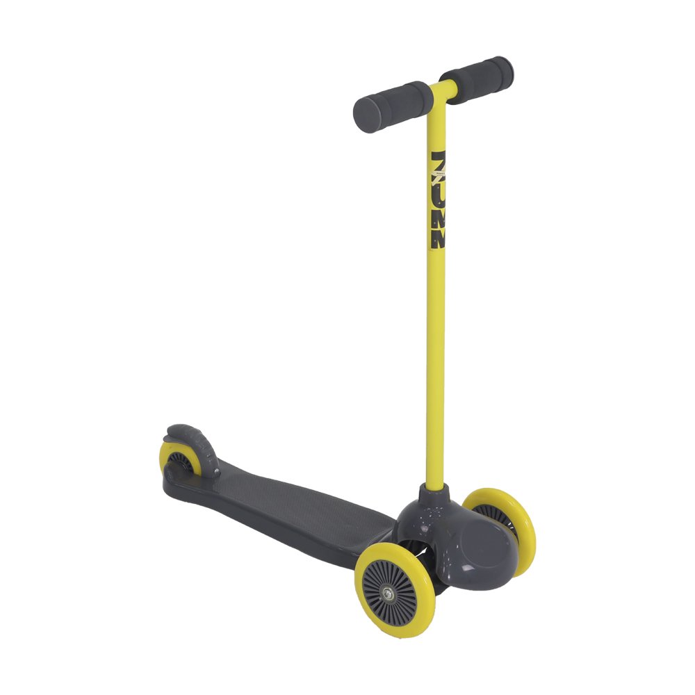 Patinete Zumm 3 Rodas com Led Cinza Bel