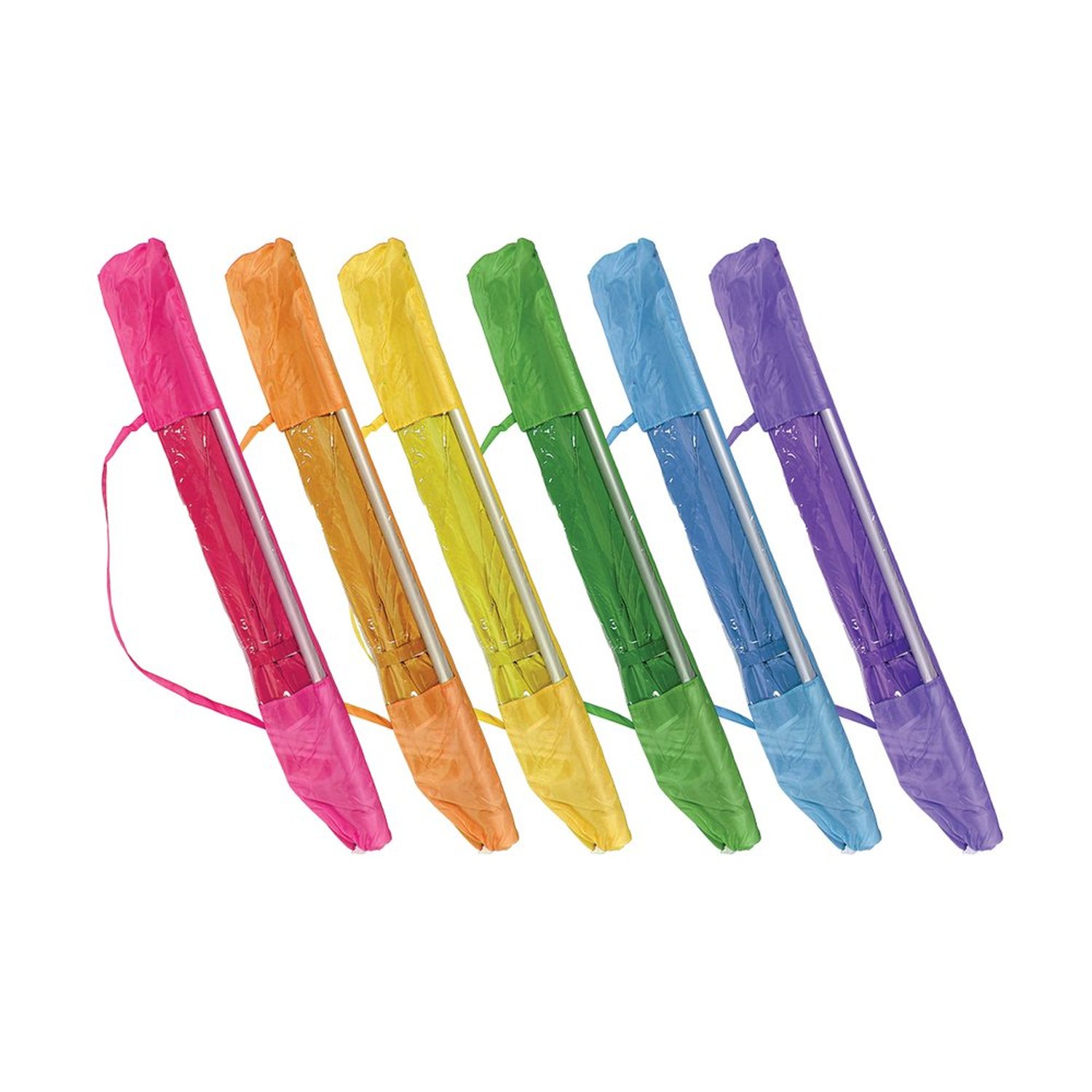 Guarda-Sol Neon Em Nylon + Silver Coating 1,60M Cores Sortidas Bel