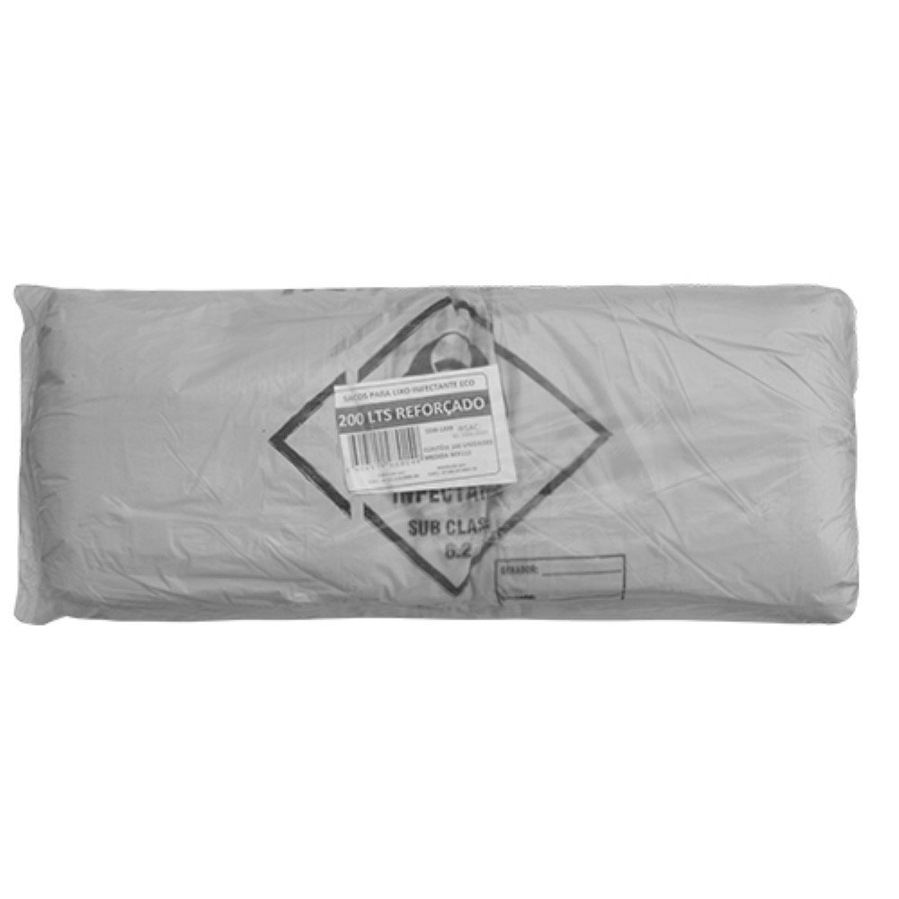 Saco Branco Hospitalar 200l Eco Goias Plasticos 100 Unidades