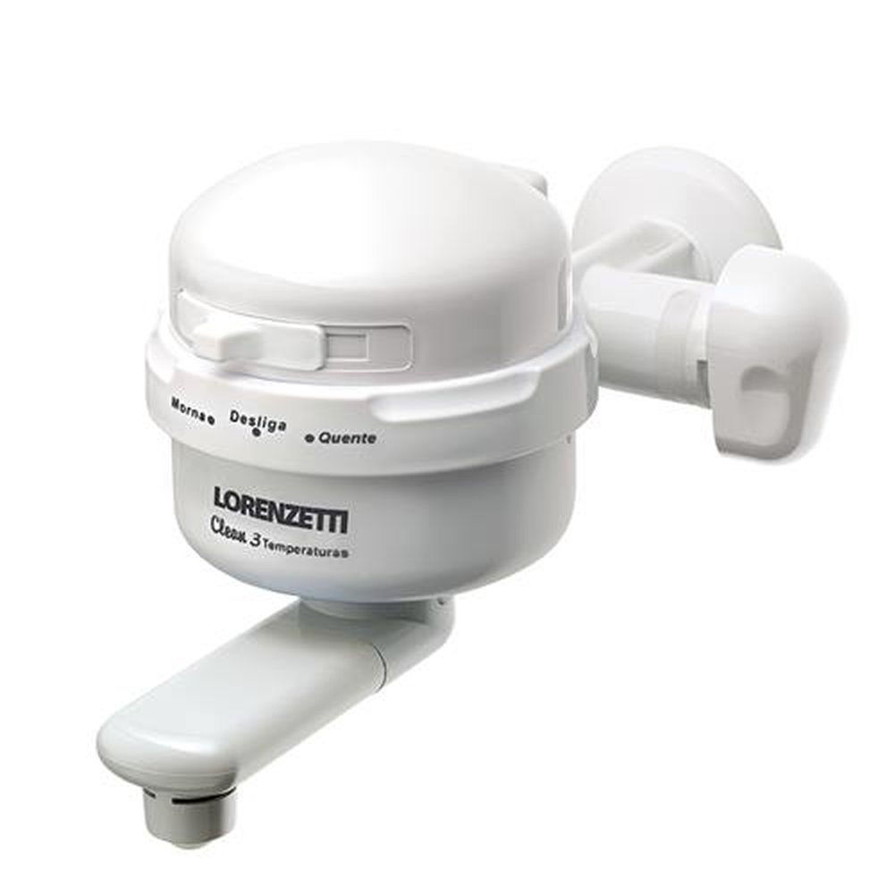 Torneira Elétrica Clean 3T 127V 4500W Branco Lorenzetti