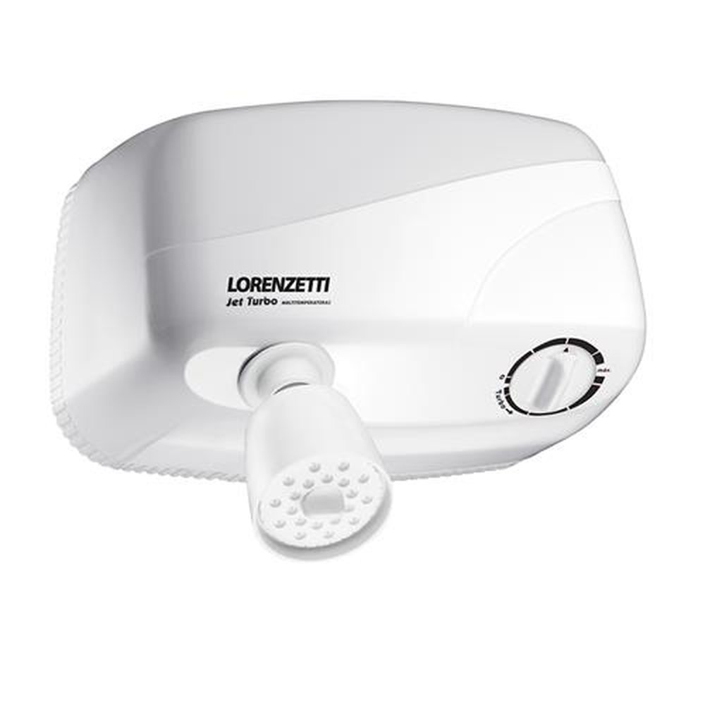 Ducha Jet Turbo Multitemperaturas 220V 7800W Branco Lorenzetti