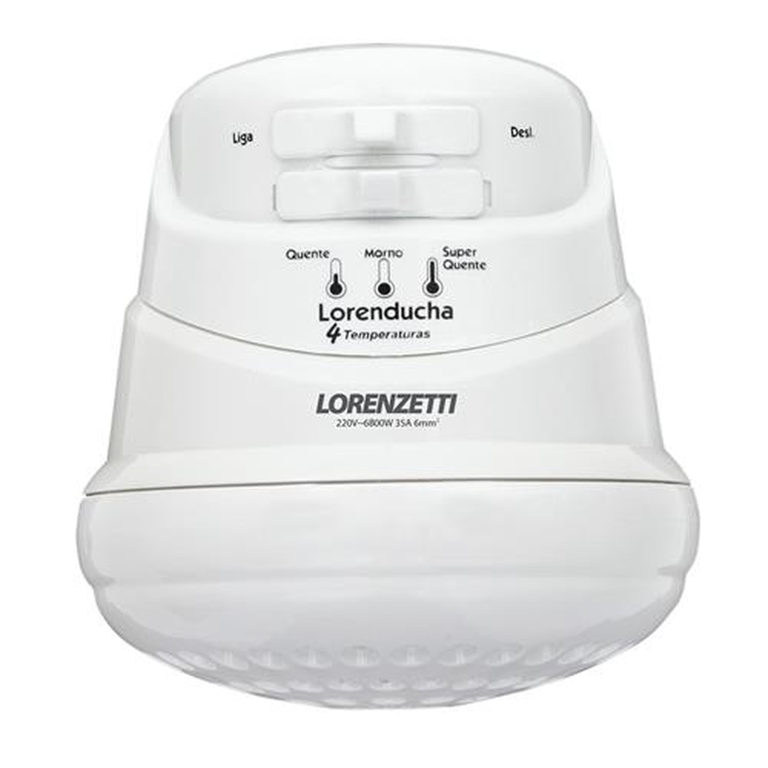 Lorenducha 220V 6800W Branco Lorenzetti