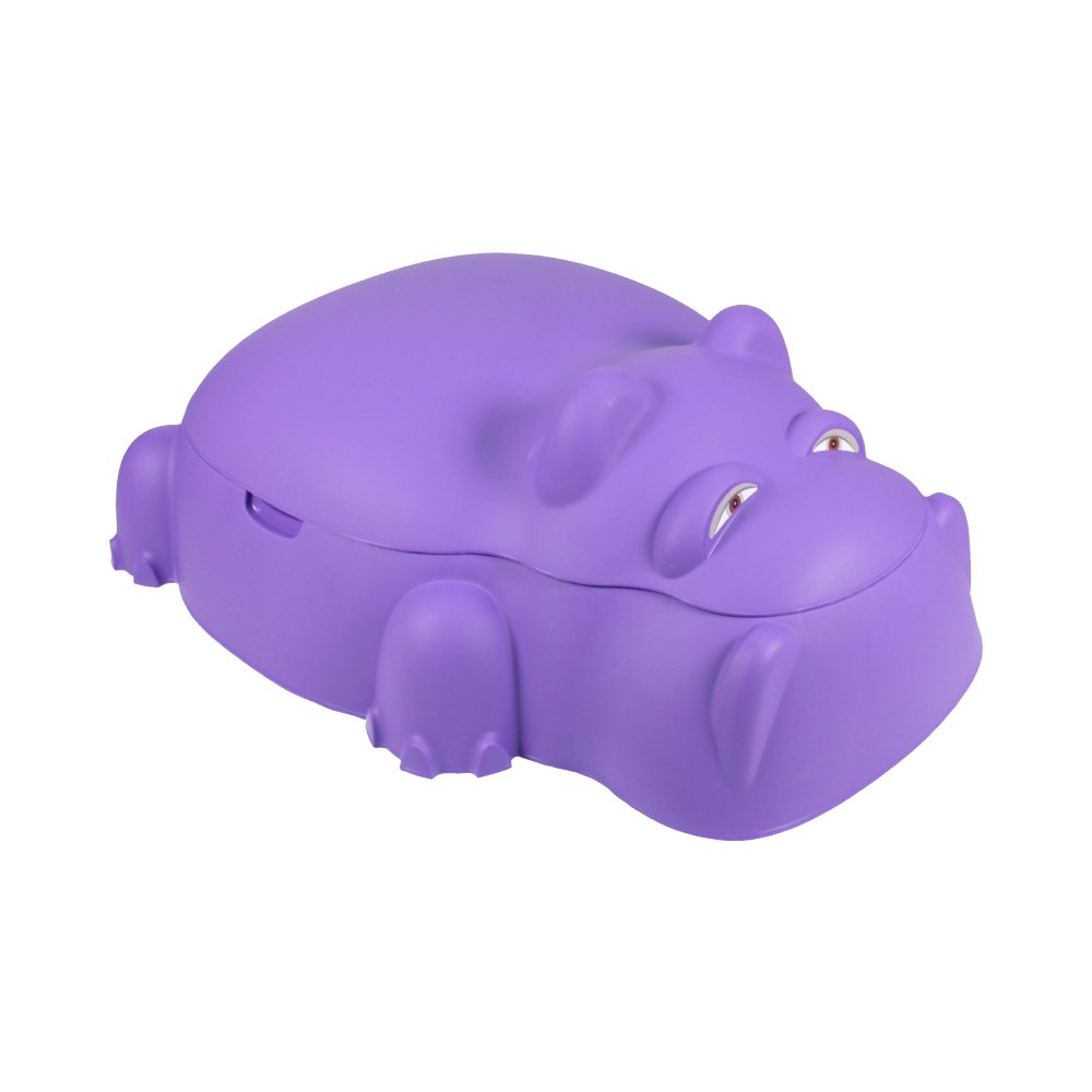 Piscina Hipopotamo com Tampa - Roxo e Verde