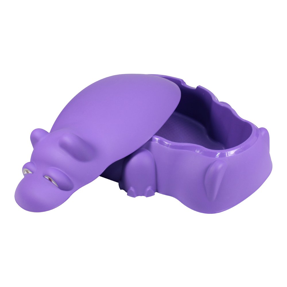Piscina Hipopotamo com Tampa - Roxo e Verde