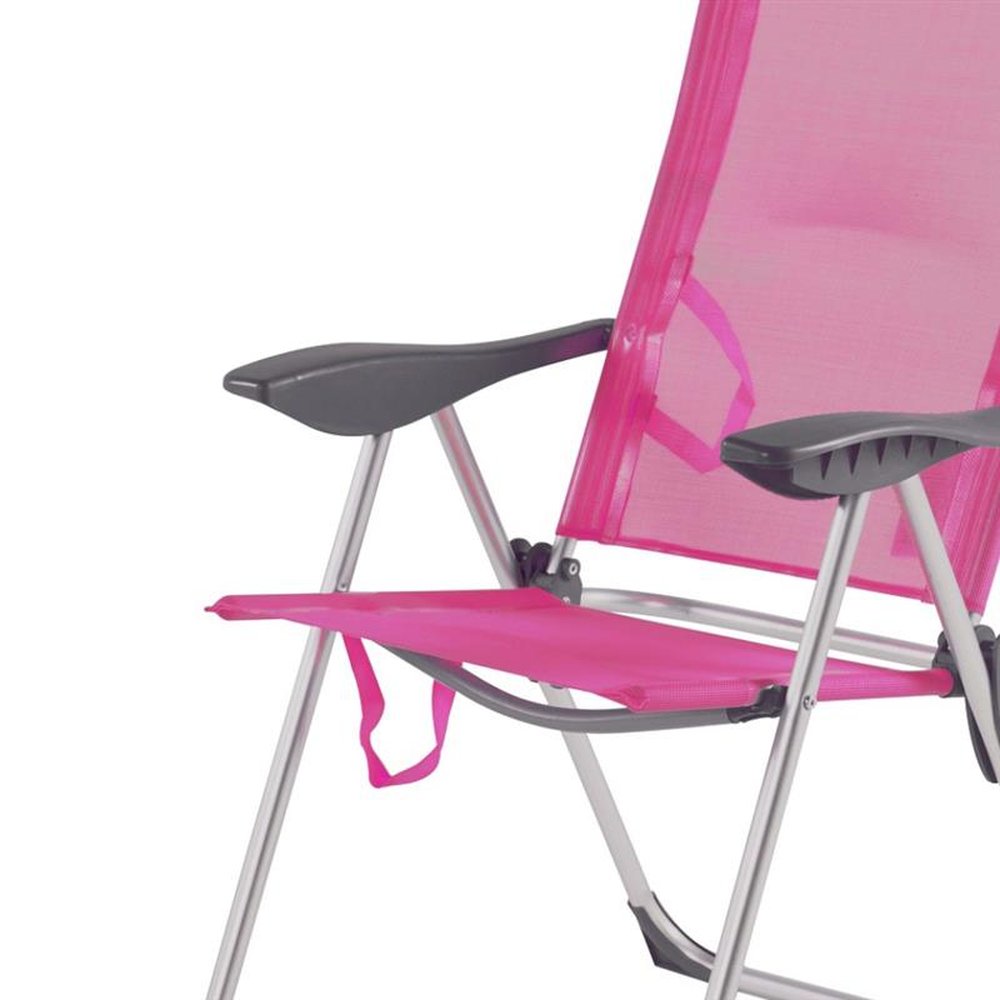 Cadeira Alta 5 Pos Textiline Aluminio