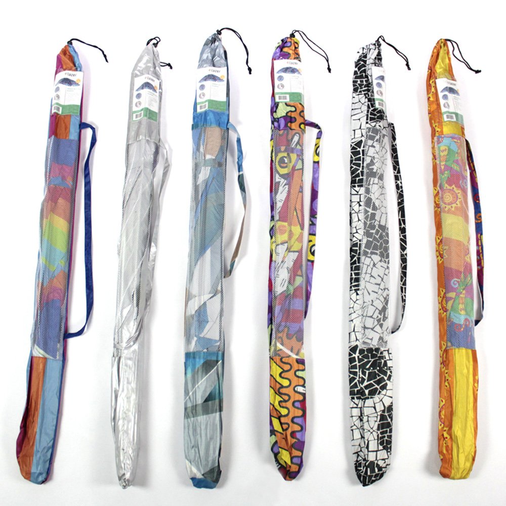 Guarda-sol Al - Mare em Poliamida e Silver Coating 2,40m Estampas Sortidas Bel