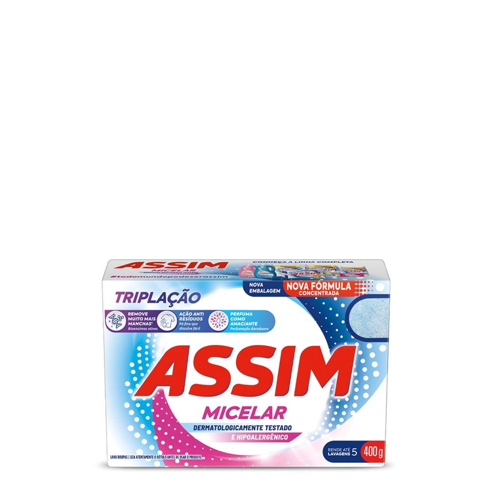 Sabao Em Po Assim 400g Floral