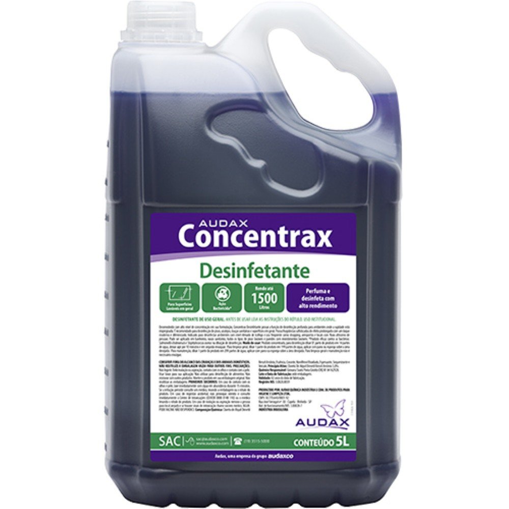 Desinfetante Concentrado Lavender 5lt Audax 1/500