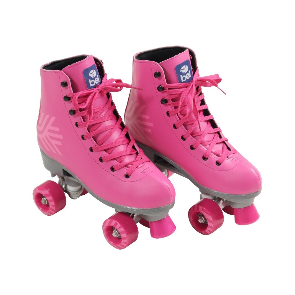 Patins Quad Retro Rosa 37 Bel