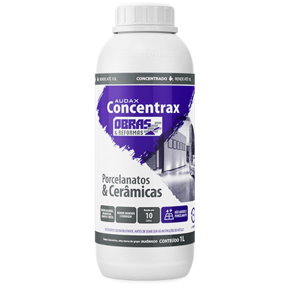 Limpa Porcelanato E Ceramica Concentrax 1l