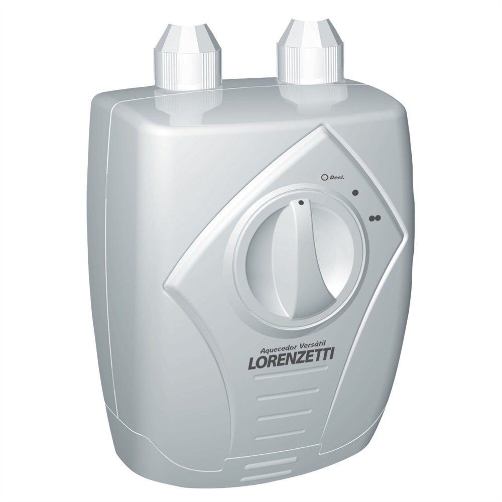 Aquecedor de Água Elétrico Lorenzetti Versátil Branco 110v 5500w