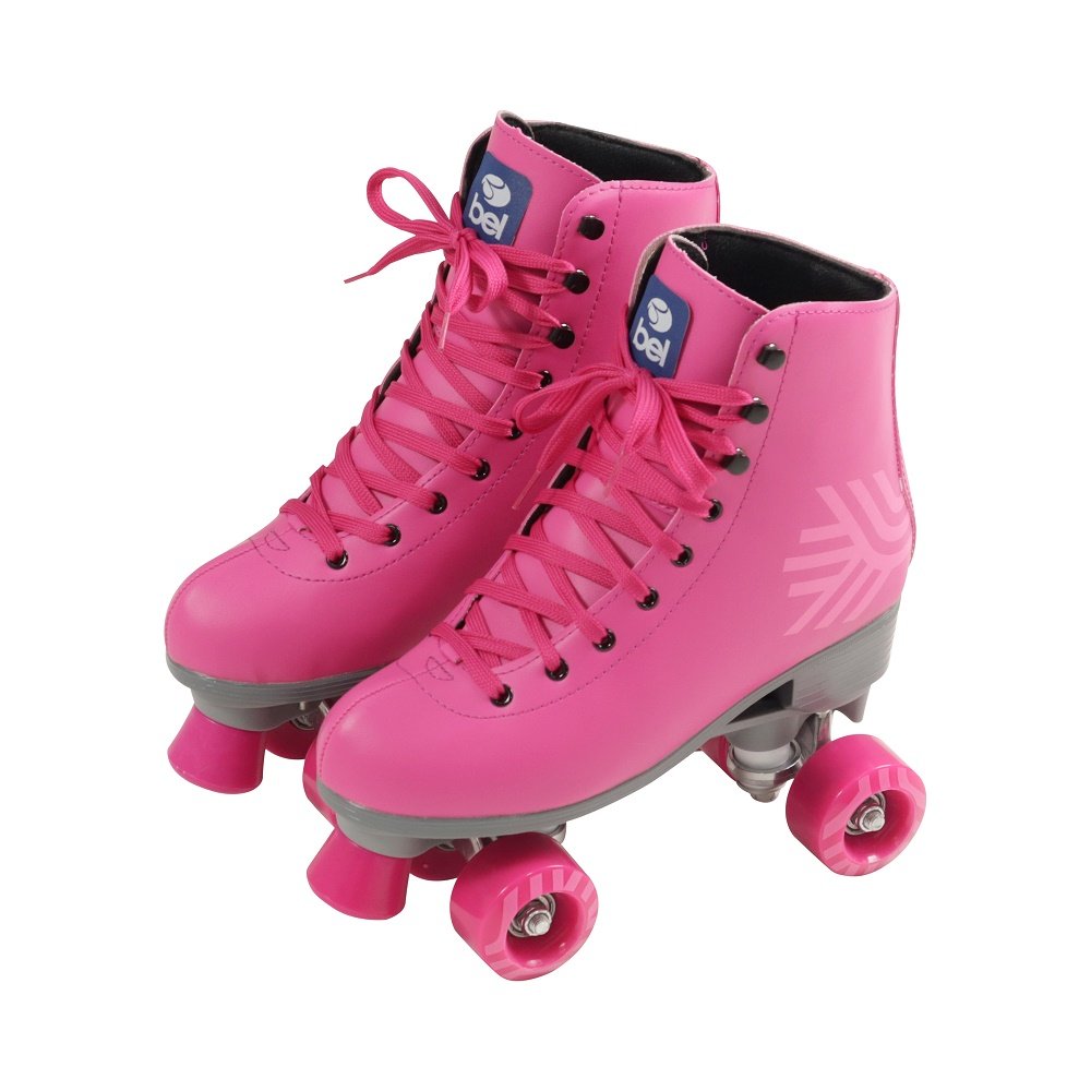 Patins Quad Retro Rosa 38 Bel