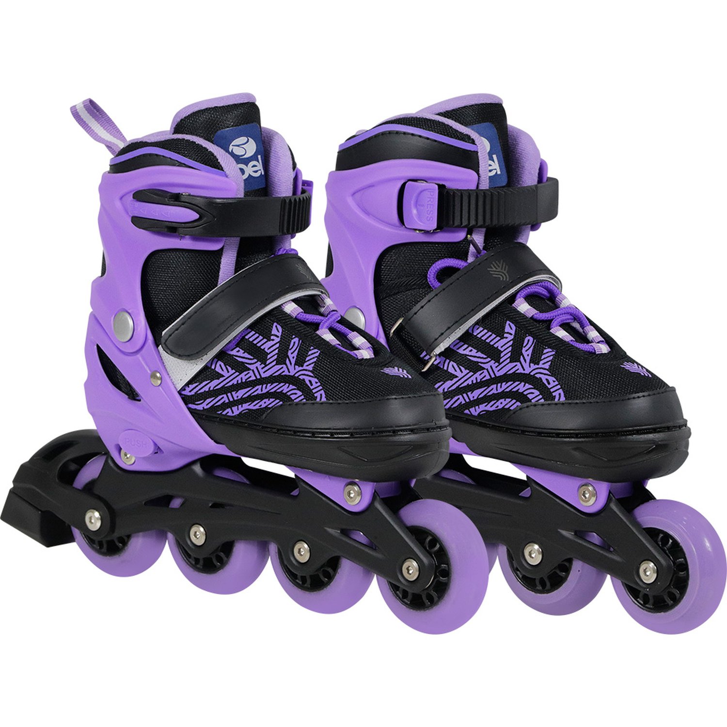 Patins Inline Flexx 3.0 Ajustável Roxo Bel