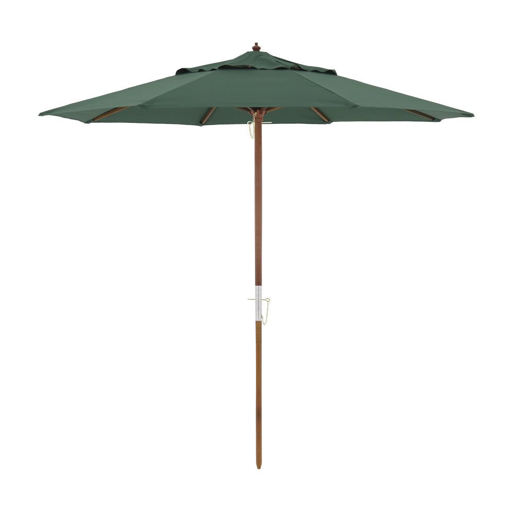 Ombrellone Treviso De Madeira Em Poliéster 2,40M Verde Oliva Bel