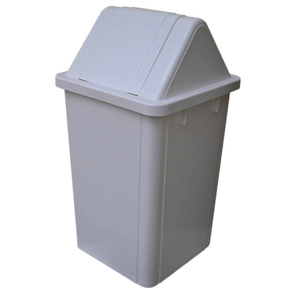 Lixeira Tampa Basculante 60L Branca Cv61br Bralimpia