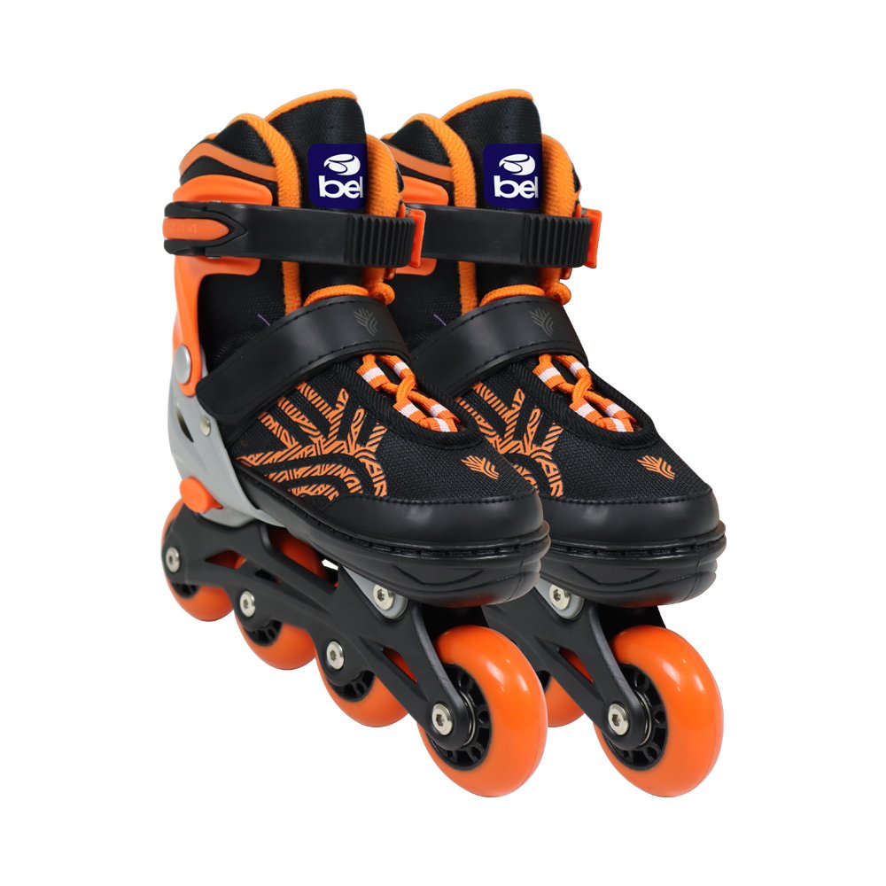 Patins Inline Flexx 3.0 Ajustável P (29-32) Laranja Bel