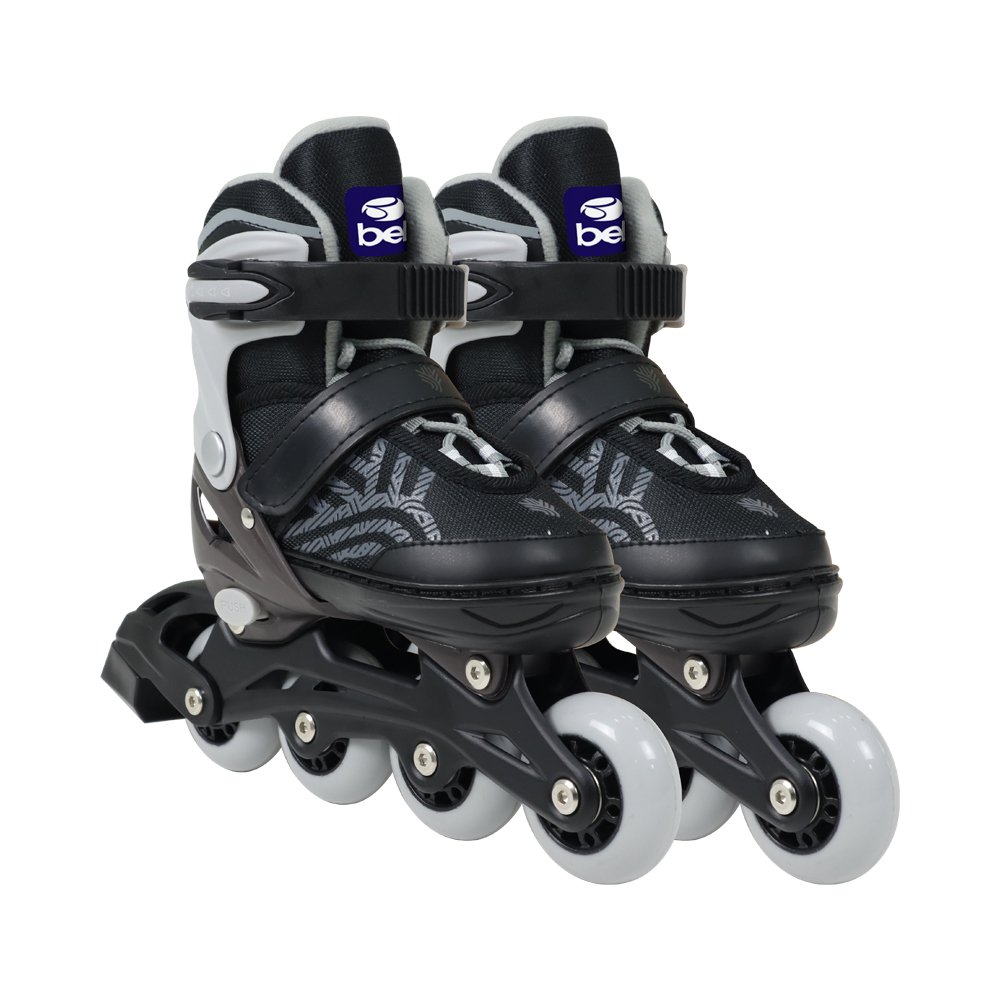 Patins Inline Flexx 3.0 Ajustável P (29-32) Prata Bel