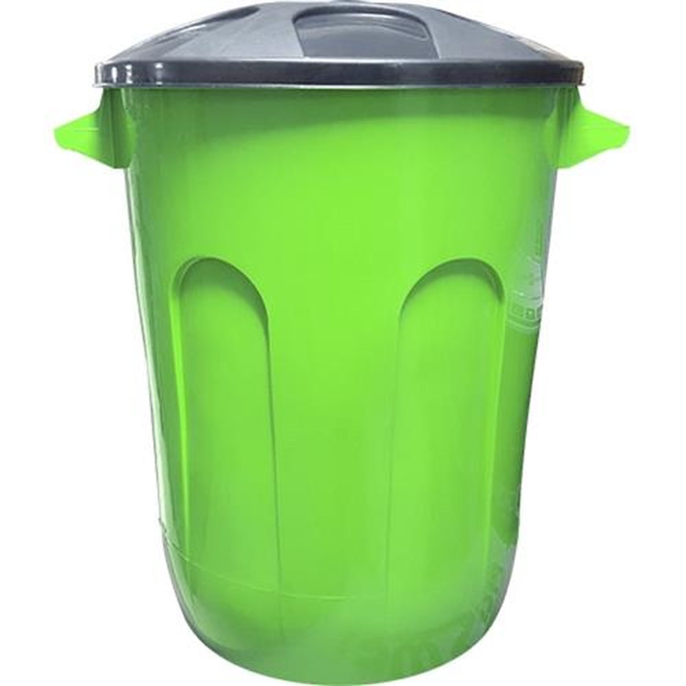 Deposito Plastico Jaguar 60 Litros R.5069 Verde Com Tampa