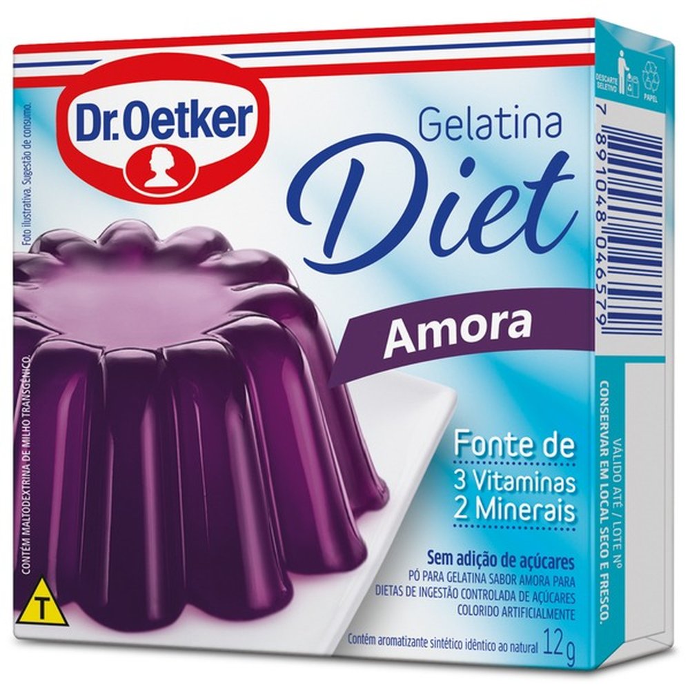 Gelatina Diet Dr.Oetker 12g Amora