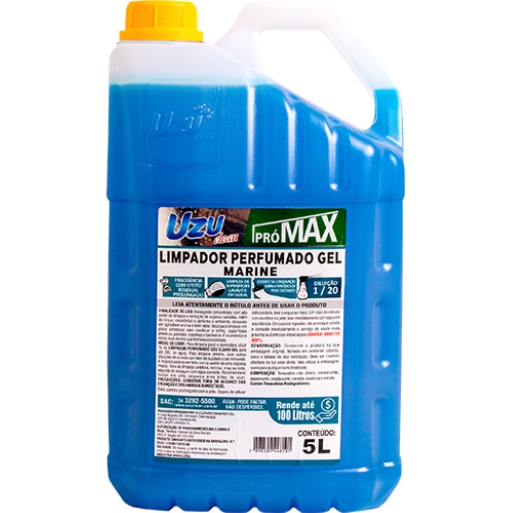 Limpador Gel Marine 1/20 Uzu 5l