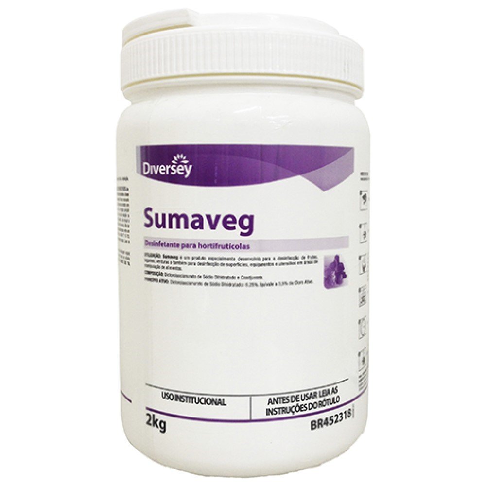 Limpa Alimentos Sanitizante 2kg Sumaveg
