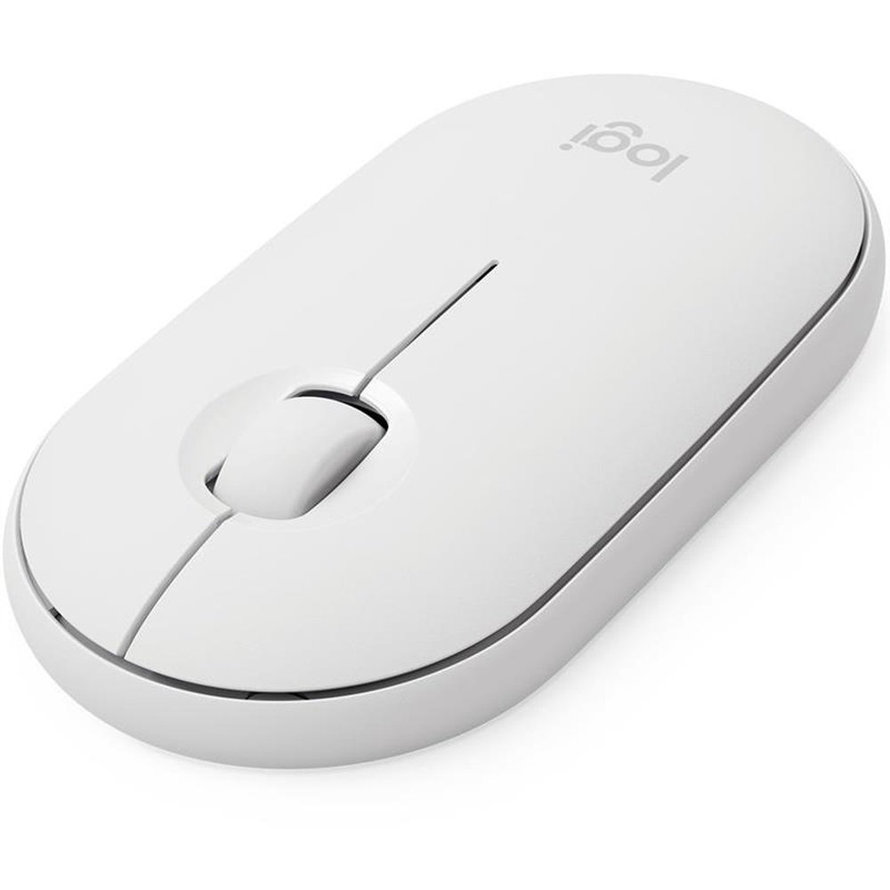 Mouse Logitech M350 Opt Usb Sem Fio Rc/nano Off White