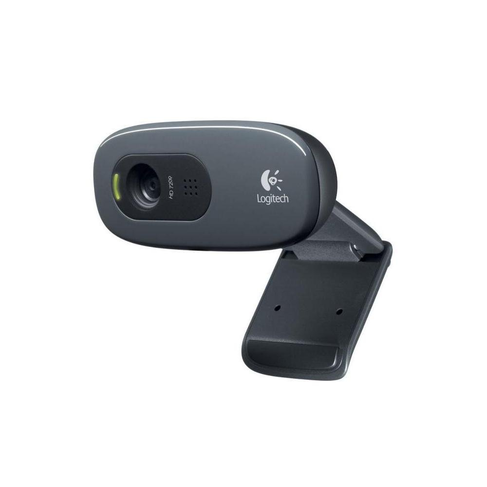 Webcam Hd Logitech, Microfone Embutido, 3 Mp - C270
