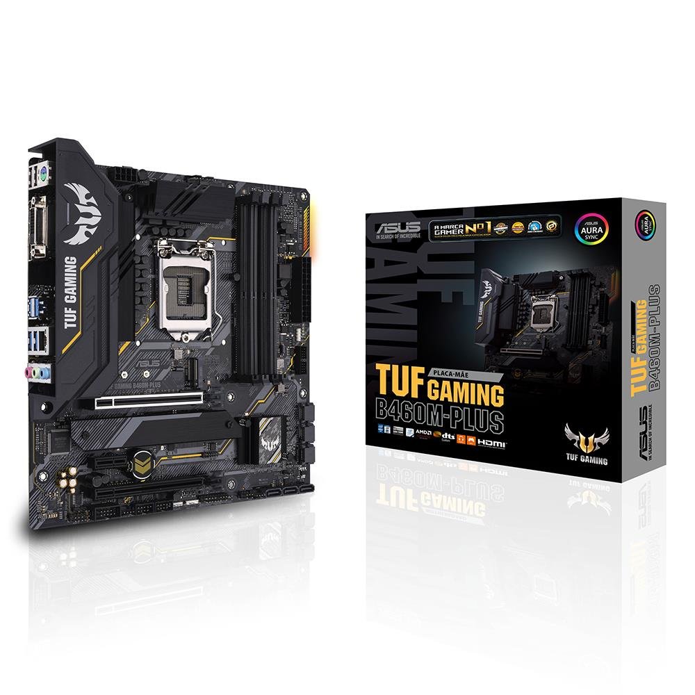 Placa mãe (intel) asus b460m-plus tuf gaming ddr4 lga 1200 10° geração