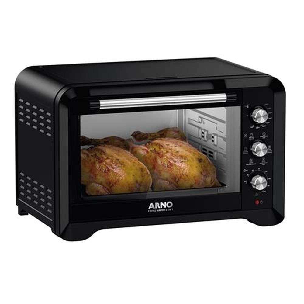 Forno Elétrico de Bancada Arno 40 Litros FOR4 Air Fry, 6 em 1, Preto, 110V