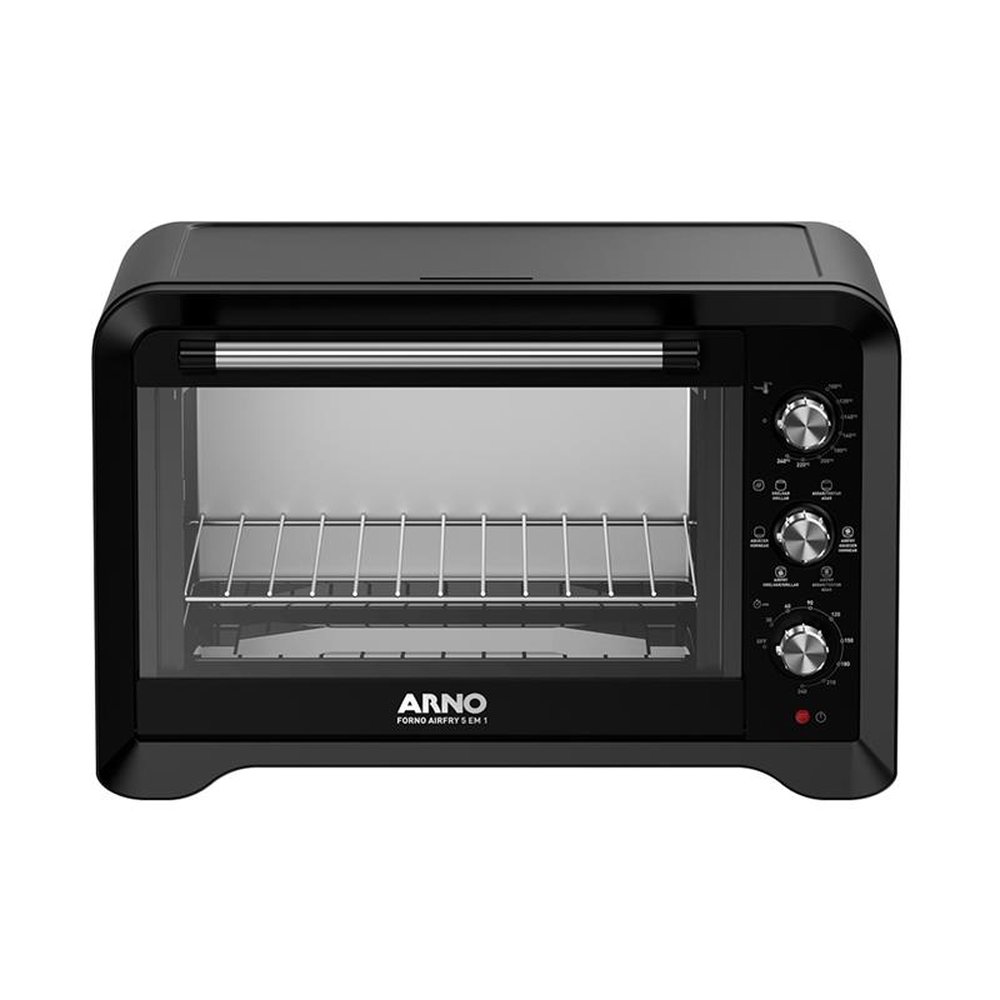 Forno Elétrico de Bancada Arno 40 Litros FOR4 Air Fry, 6 em 1, Preto, 110V