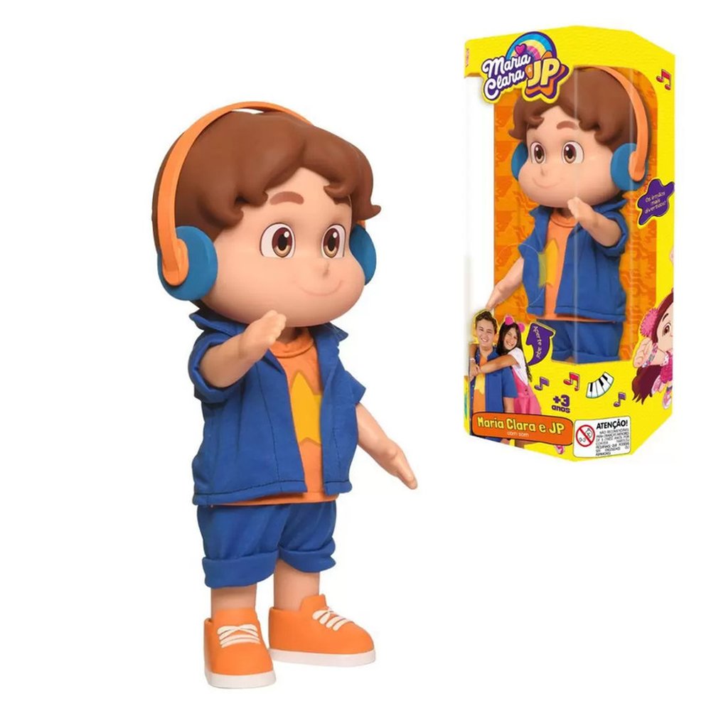 Boneco JP Youtuber Com14 Frases Irmão Maria Clara - Baby Brink