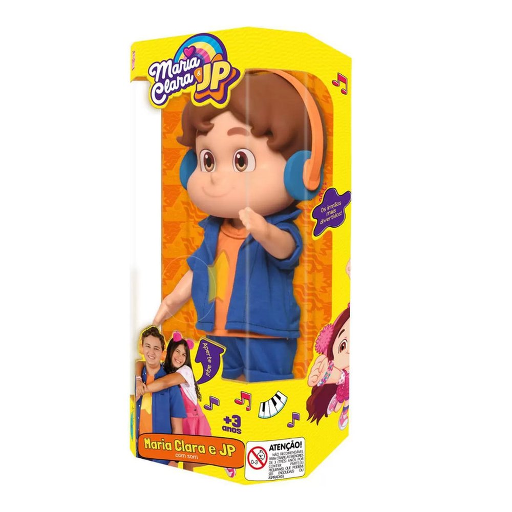 Boneco JP Youtuber Com14 Frases Irmão Maria Clara - Baby Brink