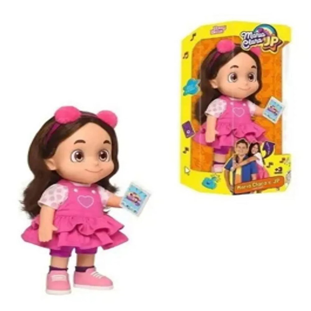 Boneca Maria Clara Mecanizada Articulada - Baby Brink