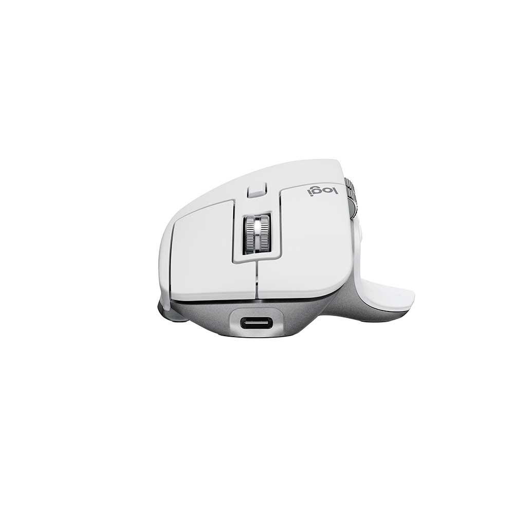 Mouse Sem Fio Logitech Mx Master 3s - Cinza Claro - 910-006562