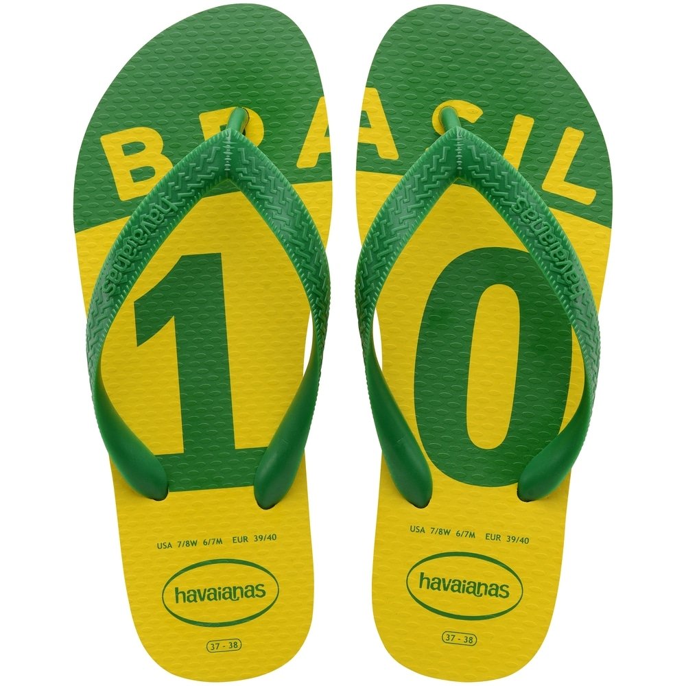 Havaianas Brasil 10 Amarelo Cítrico 35/6