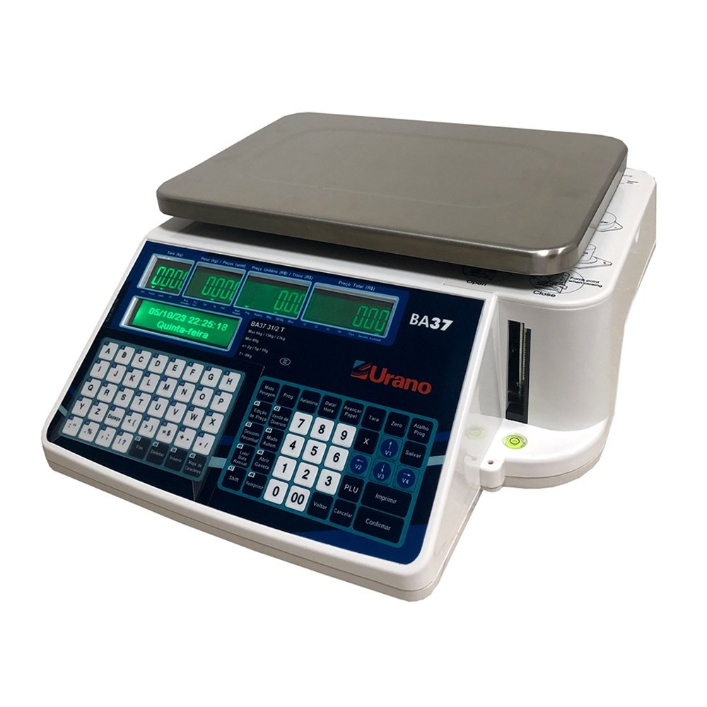 Balança Digital Urano BA37 - 31Kg, Ethernet, Bivolt