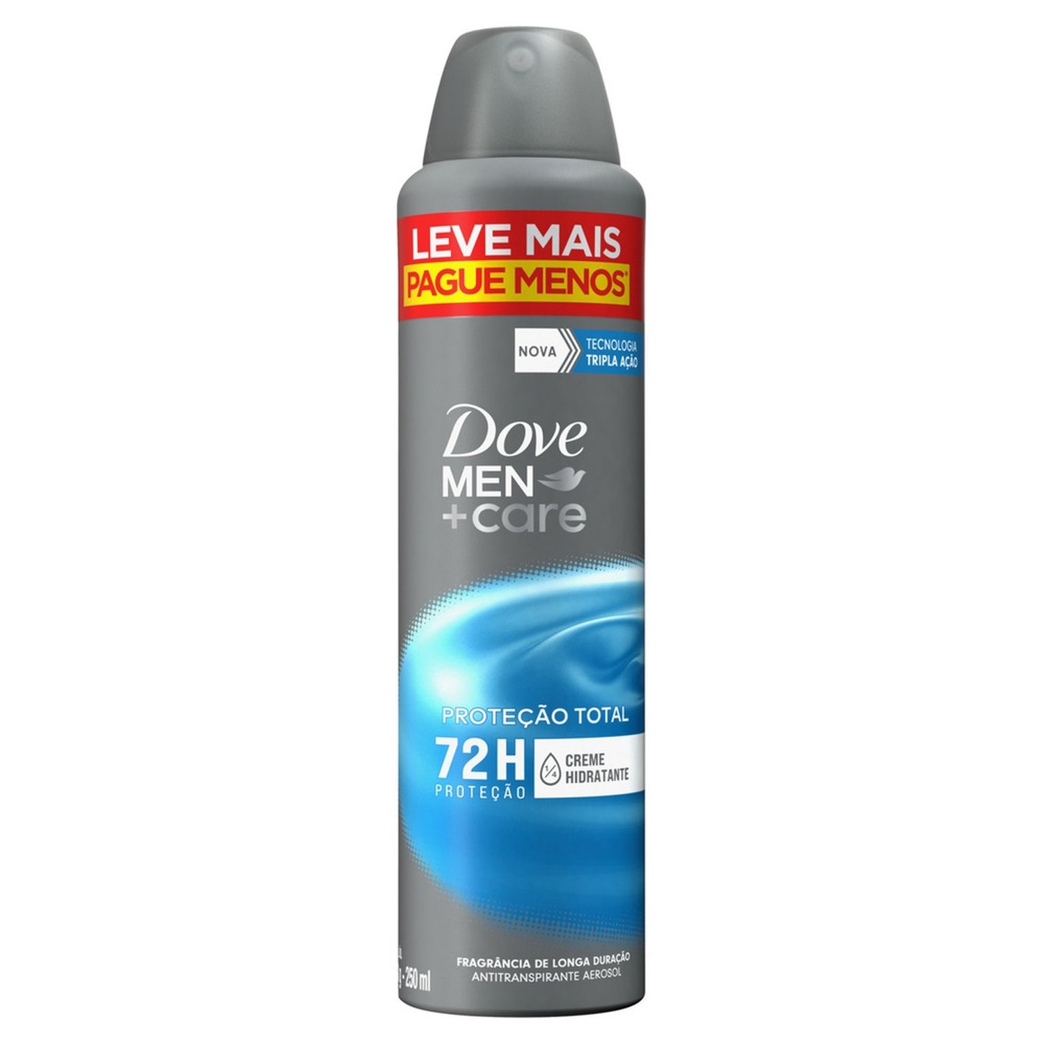 DESODORANTE DOVE AEROSOL MEN PROTECAO TOTAL 250ML