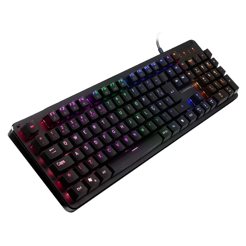 Warrior Dunky Teclado Gamer Mecanico Outemu Red - TC282