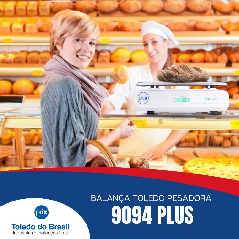 Balança Prix Toledo Eletronica Digital 9094 32 Kg Pesadora