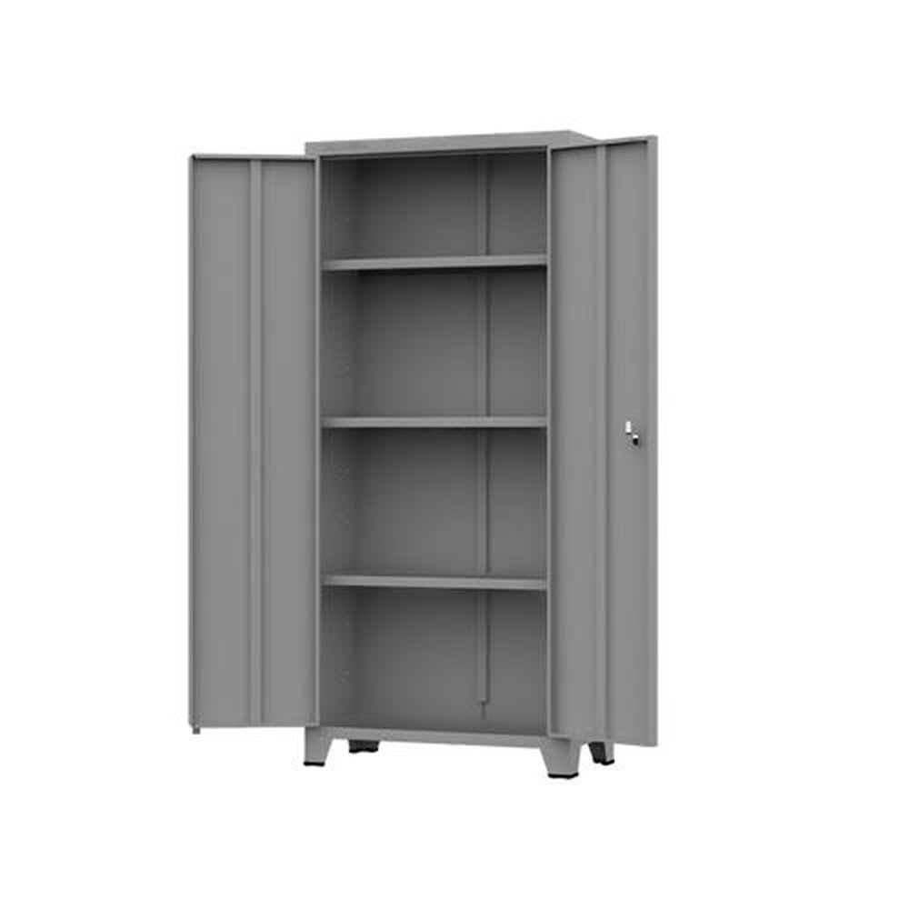 Armário Amapá Ventilado lx 1,66 x 0,75 x 0,35 - chapa 22 - cor Cinza Cristal