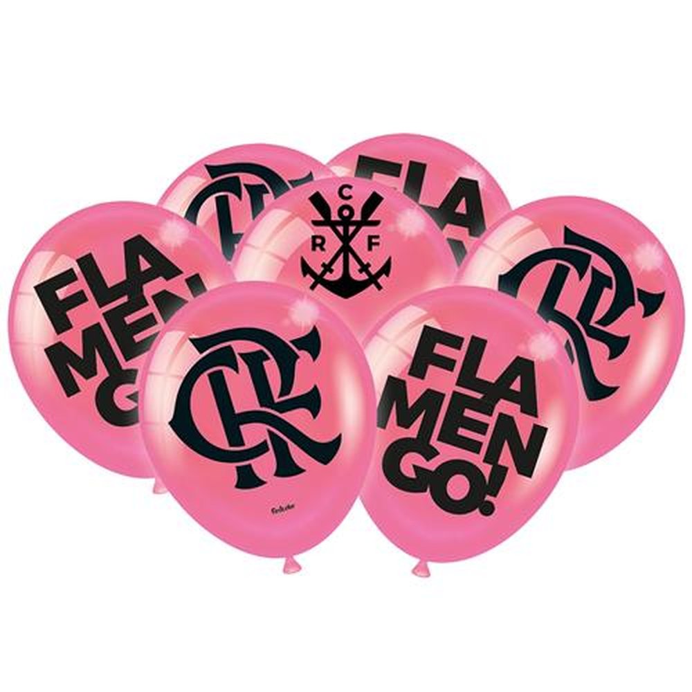Balão Especial Flamengo Rosa