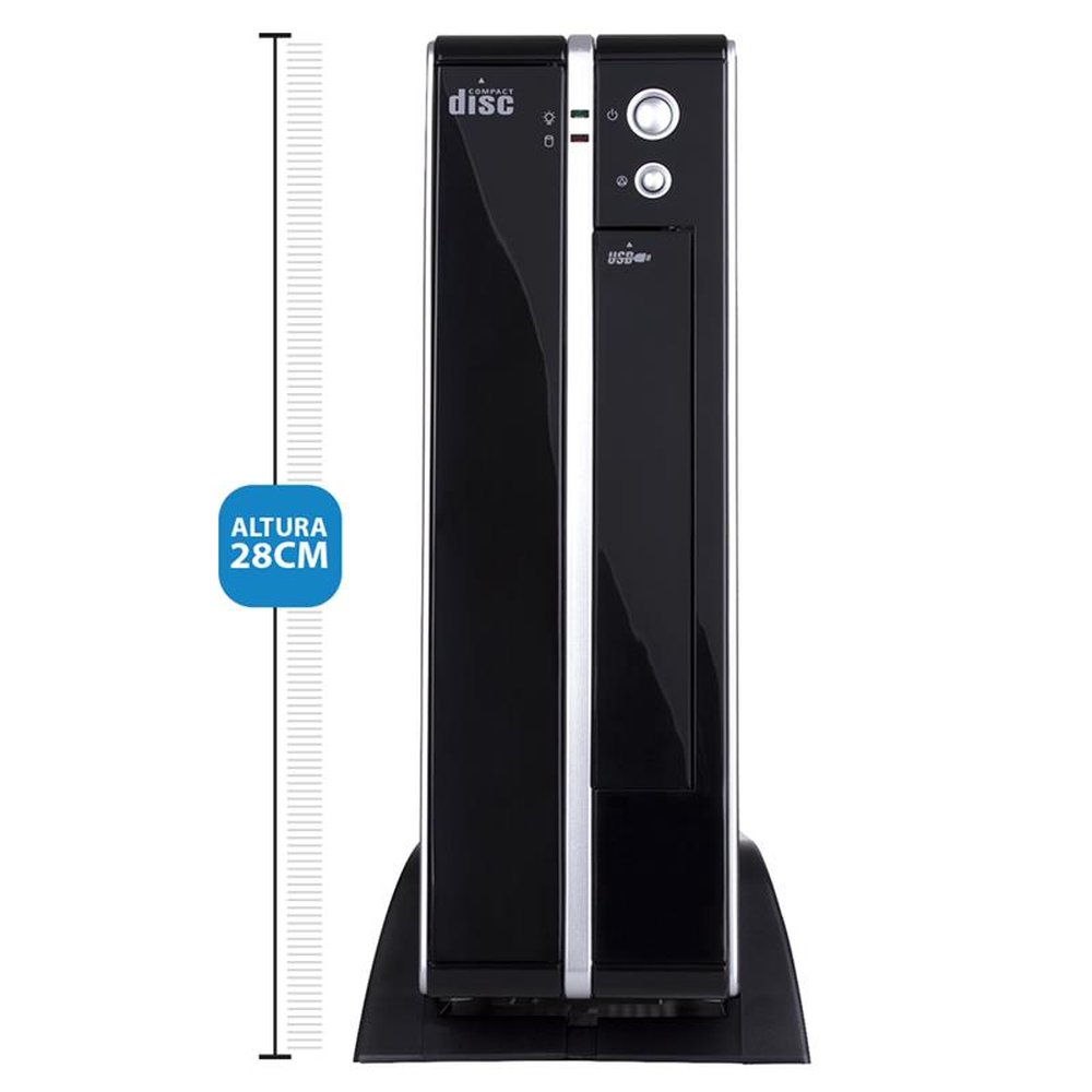 PC Desktop Slin Everex Core I5 4GB 500GB WIN 10